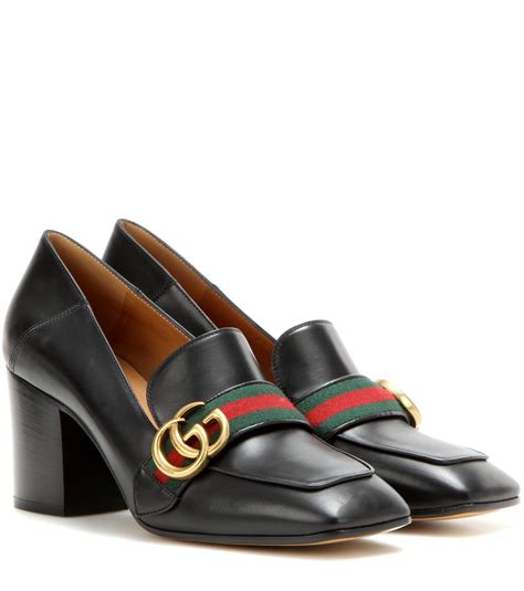 gucci loafers womens heel sale|gucci loafer boots.